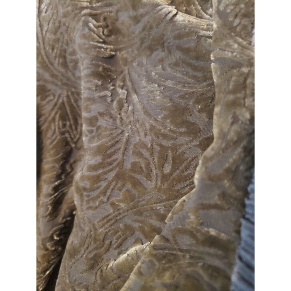 URU Kristine St. Rrik Womens Silk Blend Baby Doll Blouse Sz 1X OS Green Gray NWT - Picture 12 of 12